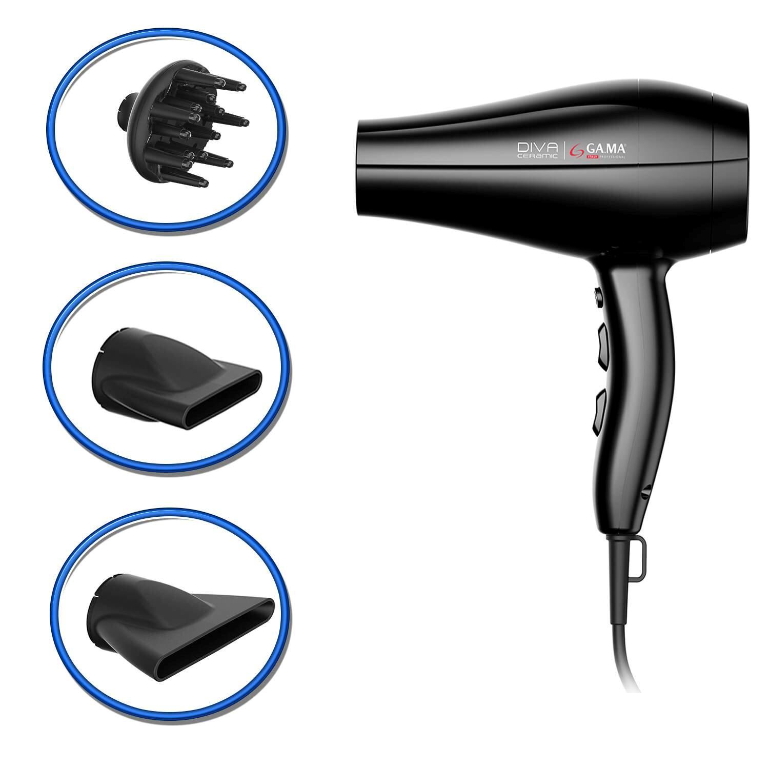 SECADORA GAMA DIVA CERAMIC, MOTOR AC 2300 W